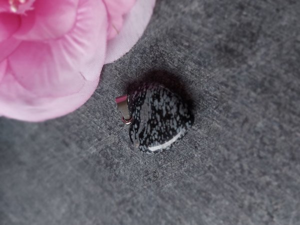 Hart Obsidiaan Sneeuwvlok (20 mm)